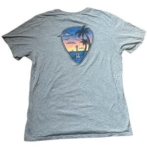 Men’s Vineyard Vineyard Vines Gray Guitar Pick Beach Short Sleeve Tee Size Large
